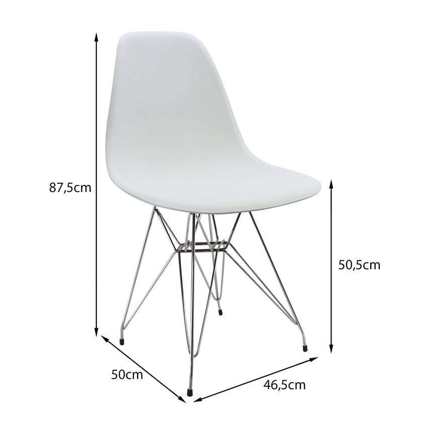 Silla DKR tipo Eames metal