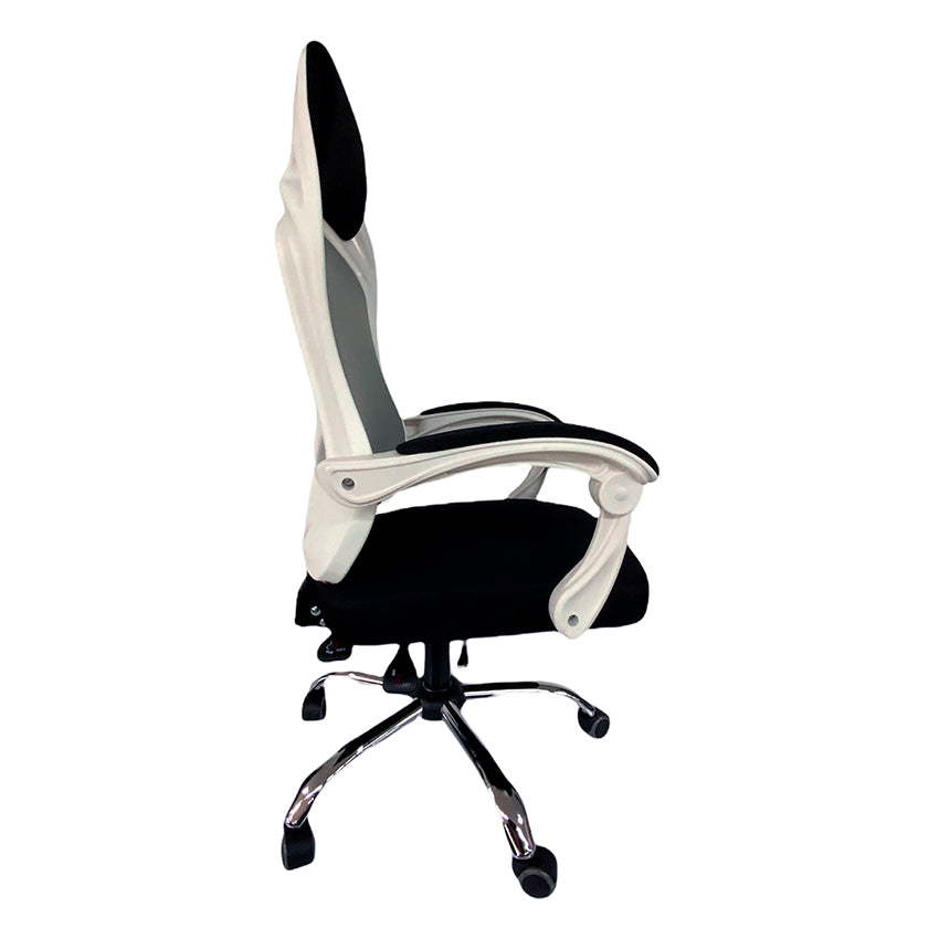 Silla de escritorio danubio blanco con negro