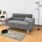 Sofa barza tela 150x83x82 cm