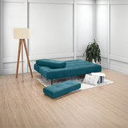 Sofa cama siberia tela petróleo