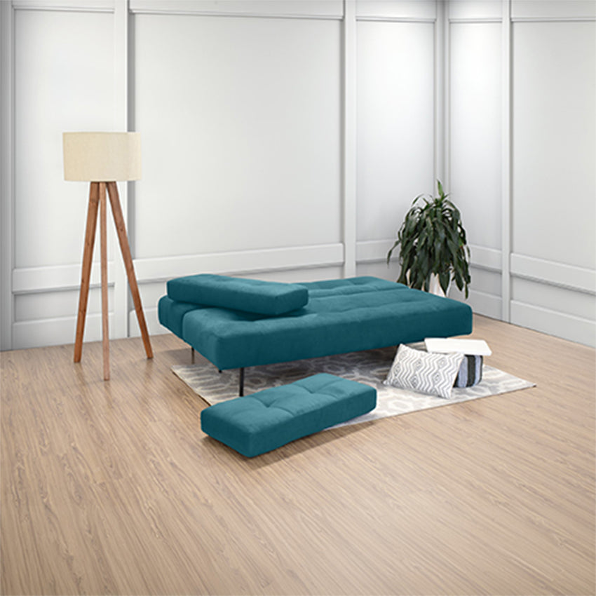 Sofa cama siberia tela petróleo