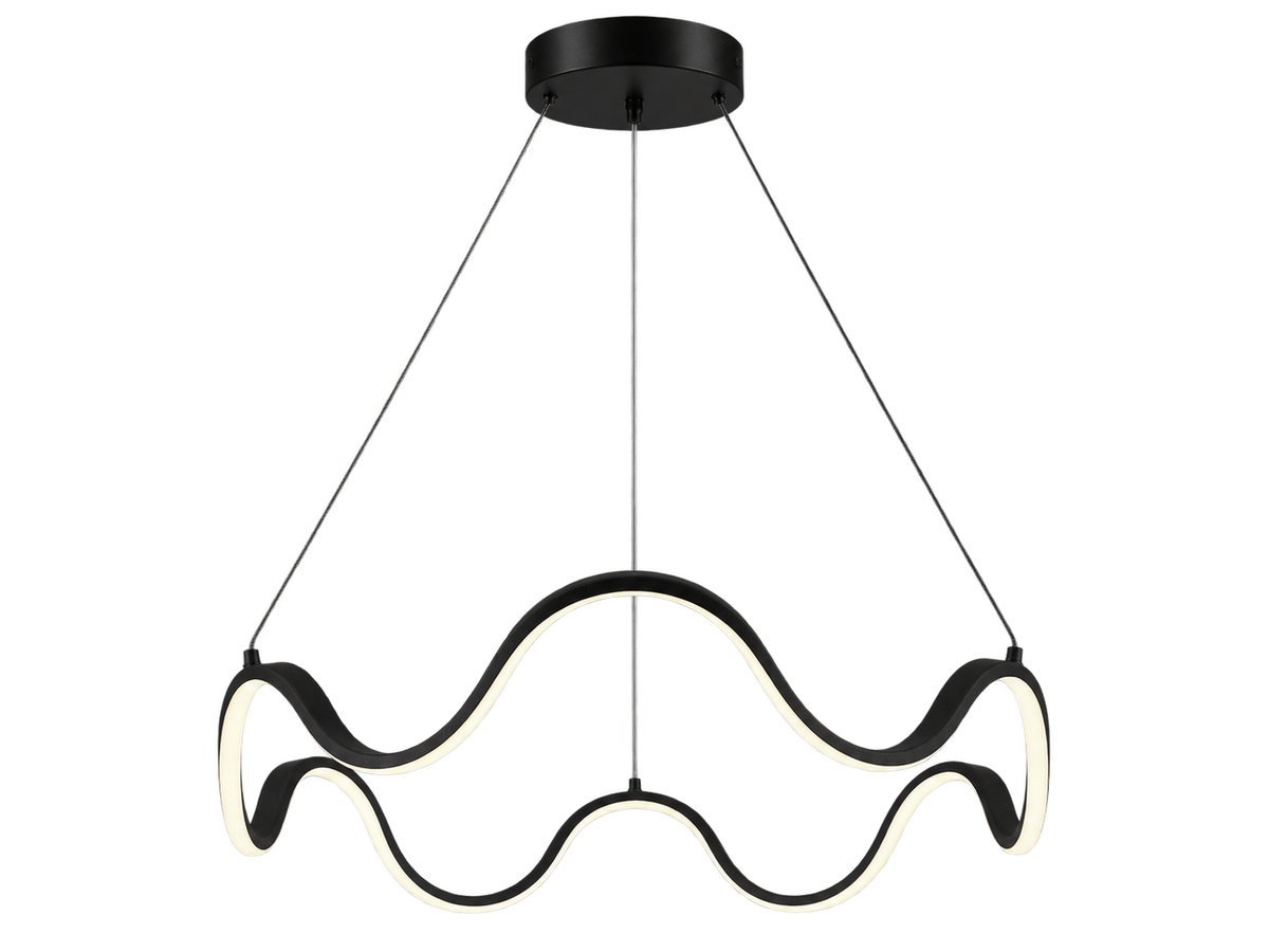 Lampara De Techo LED Sol Negro