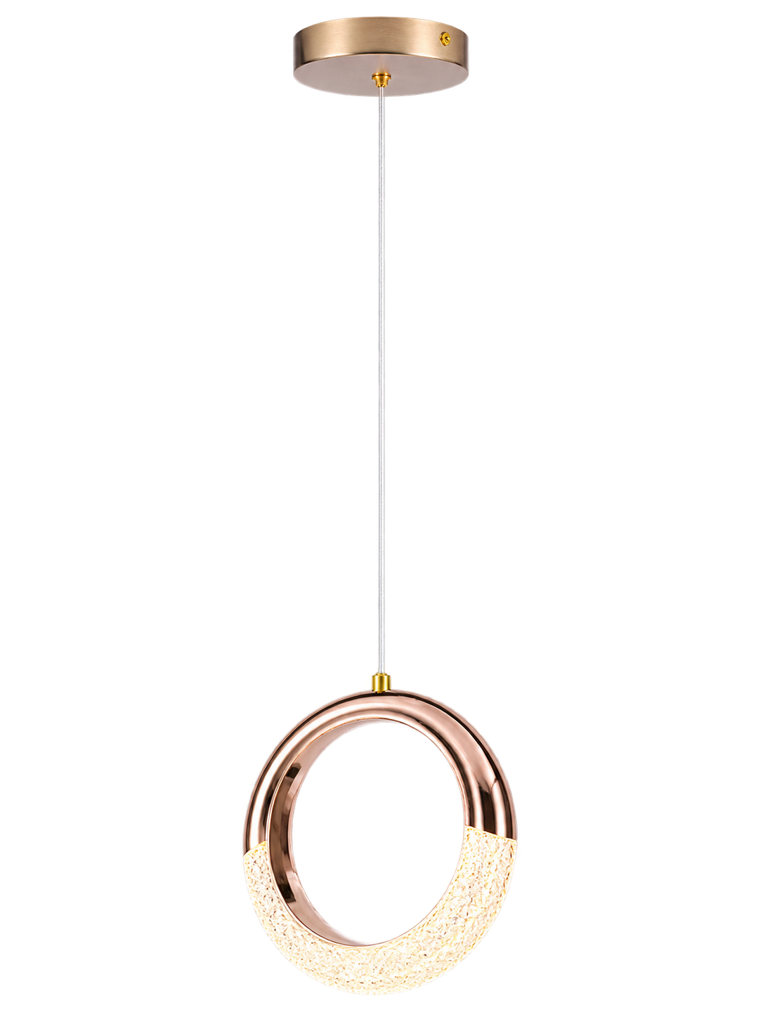 Lámpara Colgante LED Soria Circle Dorado