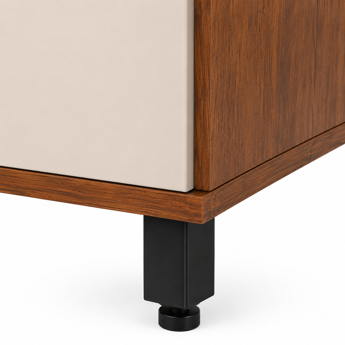 Cocina 120 cm Tahiti 4 Puertas 2 Cajones Natural/Blanco Apagado