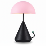 Lámpara De Mesa Throne Rosado Negro