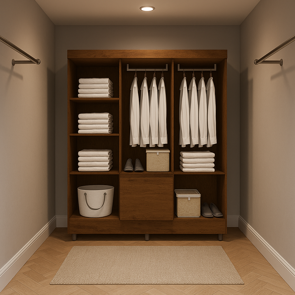 Closet 6 Puertas 2 Cajones Valent