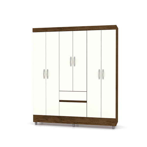 Closet 6 Puertas 2 Cajones Valent