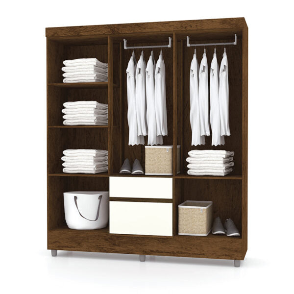 Closet 6 Puertas 2 Cajones Valent