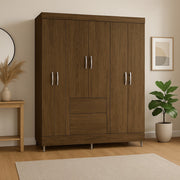 Closet 6 Puertas 2 Cajones Valent