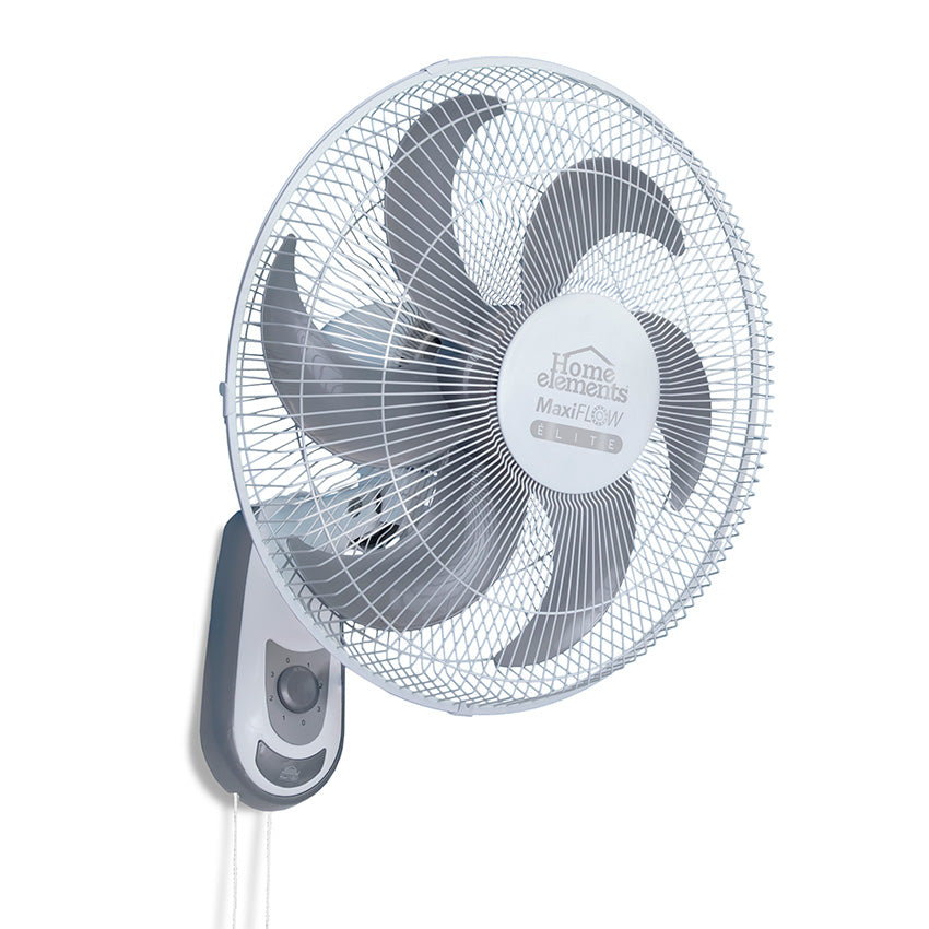 Ventilador de pared blanco maxiflow élite home elements