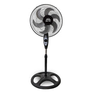 Ventilador de pedestal negro maxiflow élite home elements