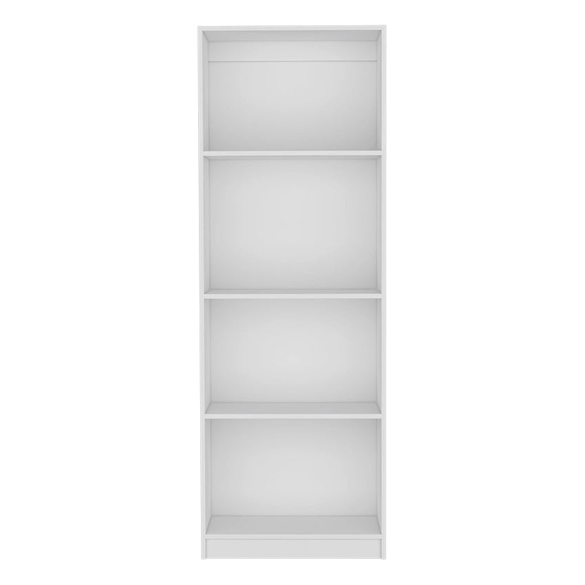 Biblioteca home, blanco duqueza, con cuatro entrepaños