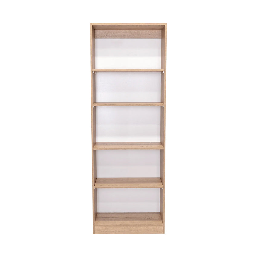 Biblioteca home con cinco entrepaños