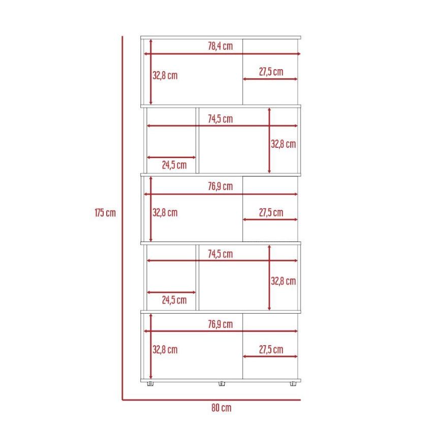 Biblioteca noah macadamia/blanco vainilla