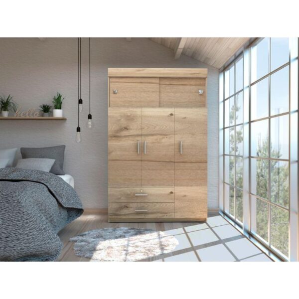 Closet alma café claro/blanco