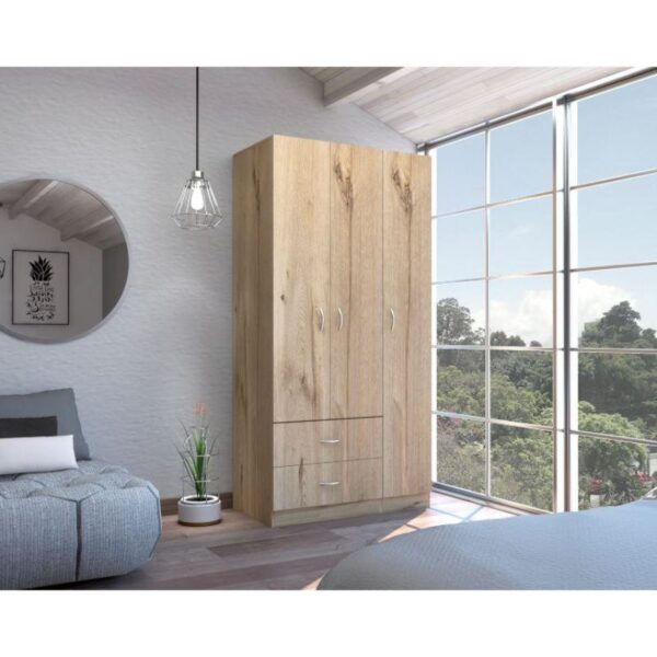 Closet américa café claro/blanco