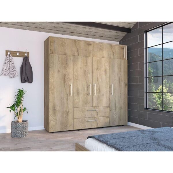 Closet babel macadamia/blanco