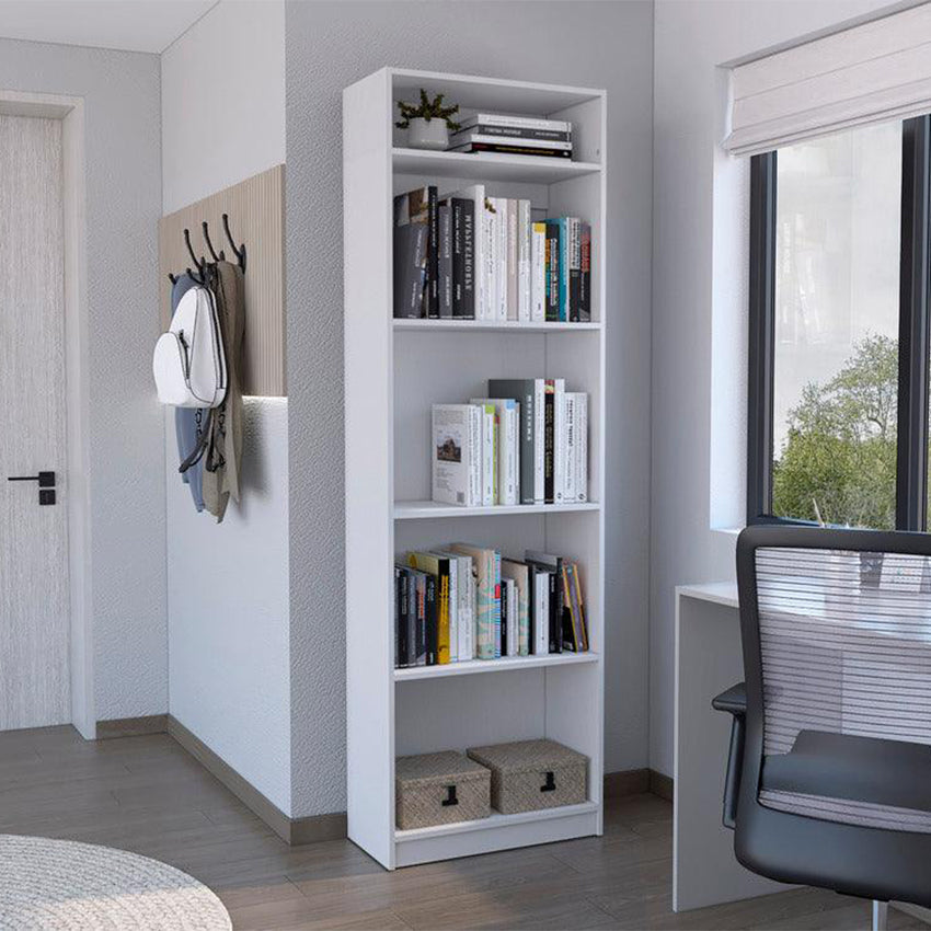 Complemento de biblioteca home, blanco, para adicionar un compartimiento a tus espacios