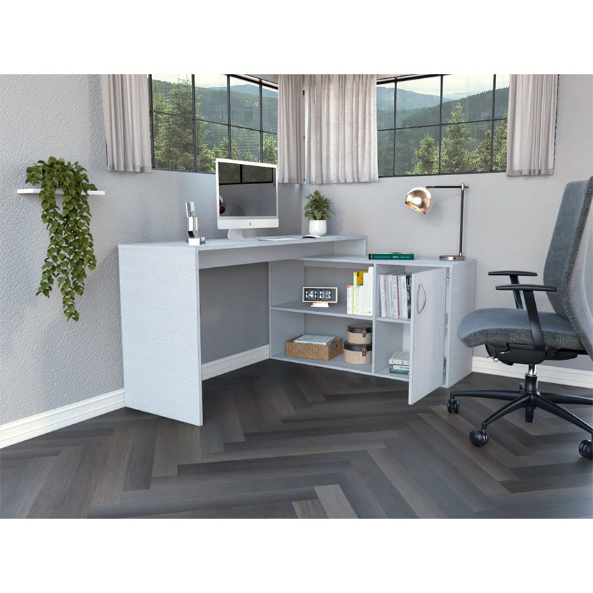 Escritorio en l axis blanco duqueza