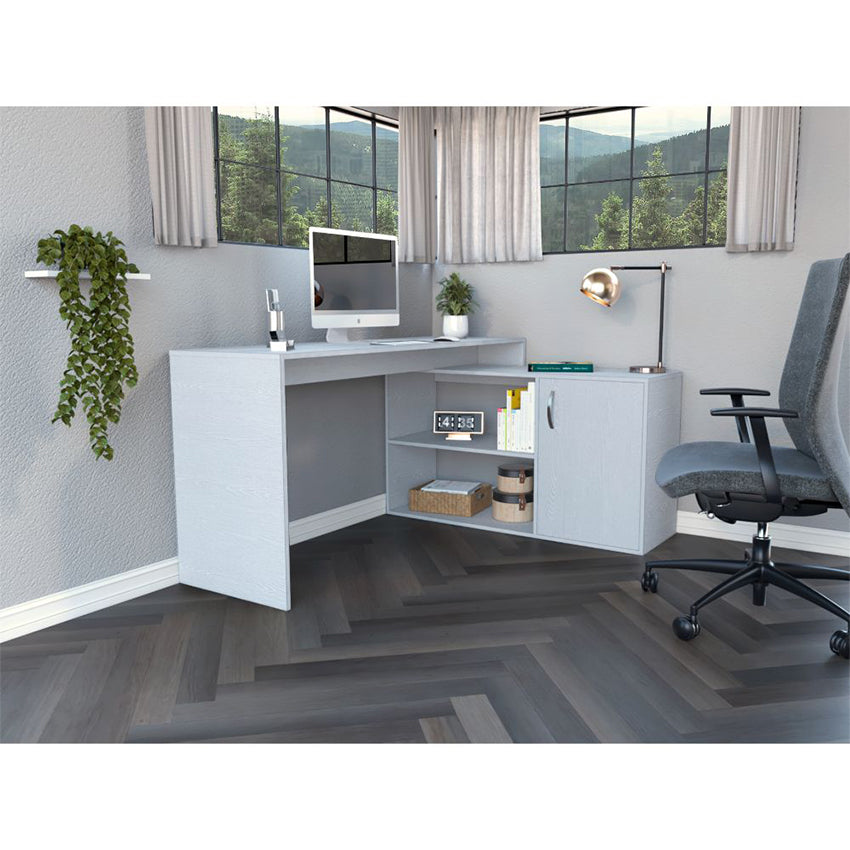 Escritorio en l axis blanco duqueza