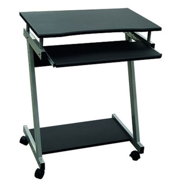 Escritorio porta pc maldiva, wengue, con rodachines