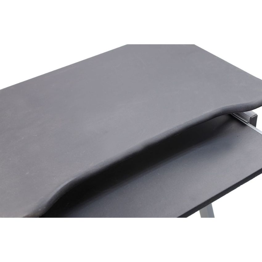 Escritorio porta pc maldiva, wengue, con rodachines