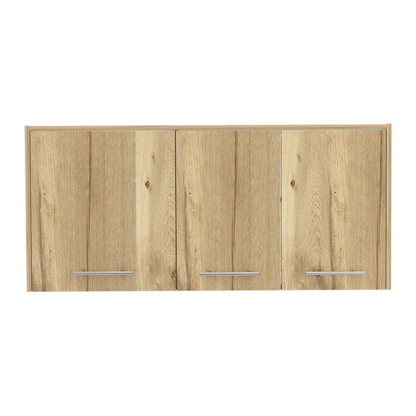 Gabinete superior petra, café claro y blanco vainilla