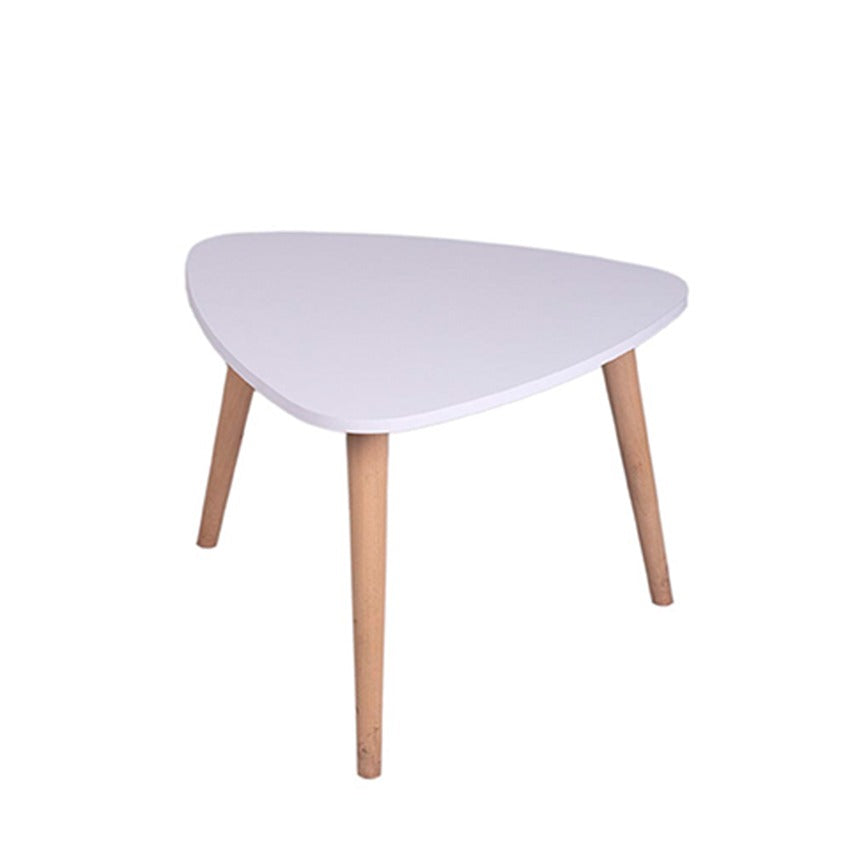 Mesa de centro triangular nao blanca (40x60x60)