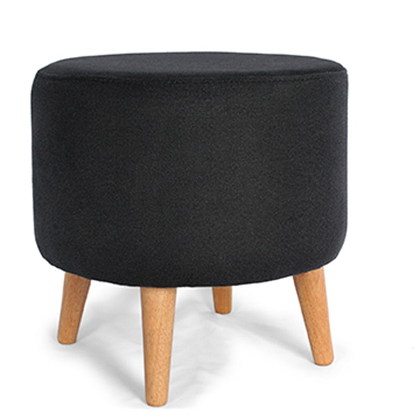 Puff negro 4 patas negro (40x40x40)
