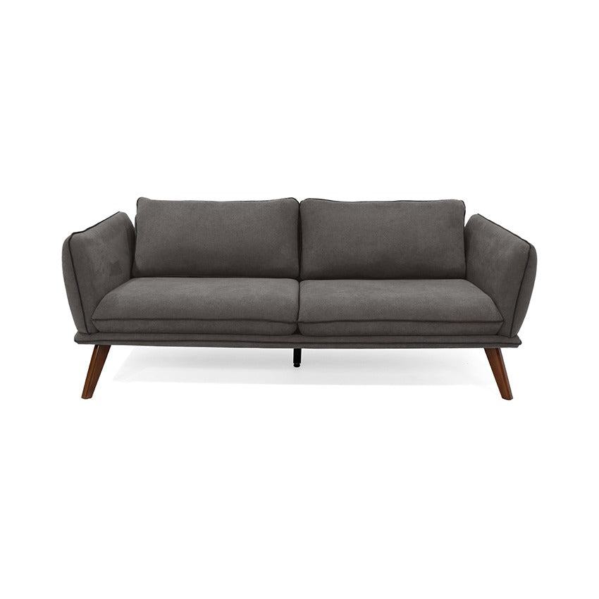 Sofa 3p hudson tela gris