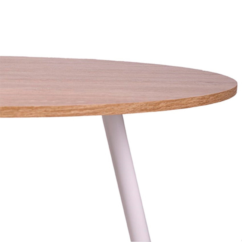 Mesa de comedor redondo like blanco vienes