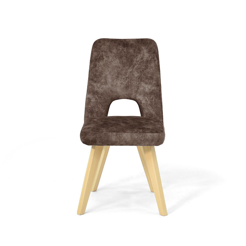 Set de comedor 4p lugo matiz sillas leira taupe