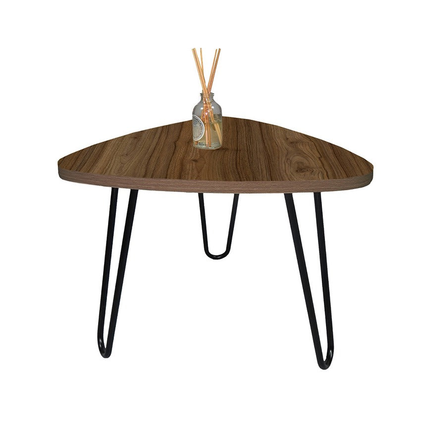 Set x 2 mesas triangulares shine (40x60x60)(35x40x40) amaretto