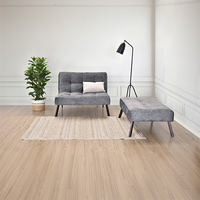Sofá cama reclinable 2 puestos togo tela gris