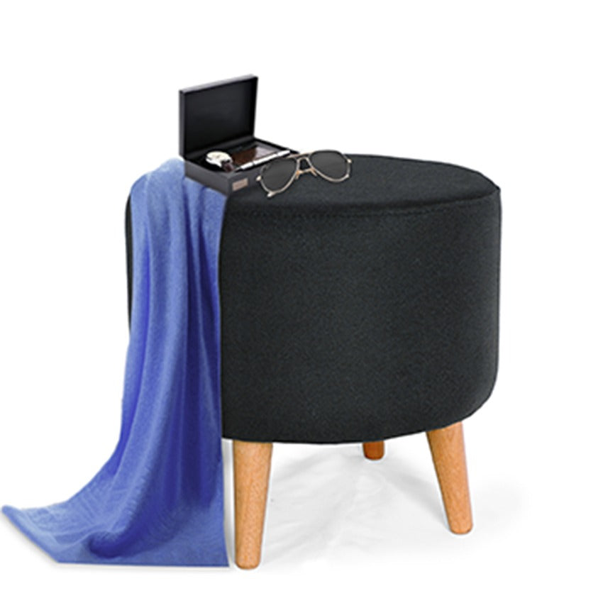 Puff negro 4 patas negro (40x40x40)