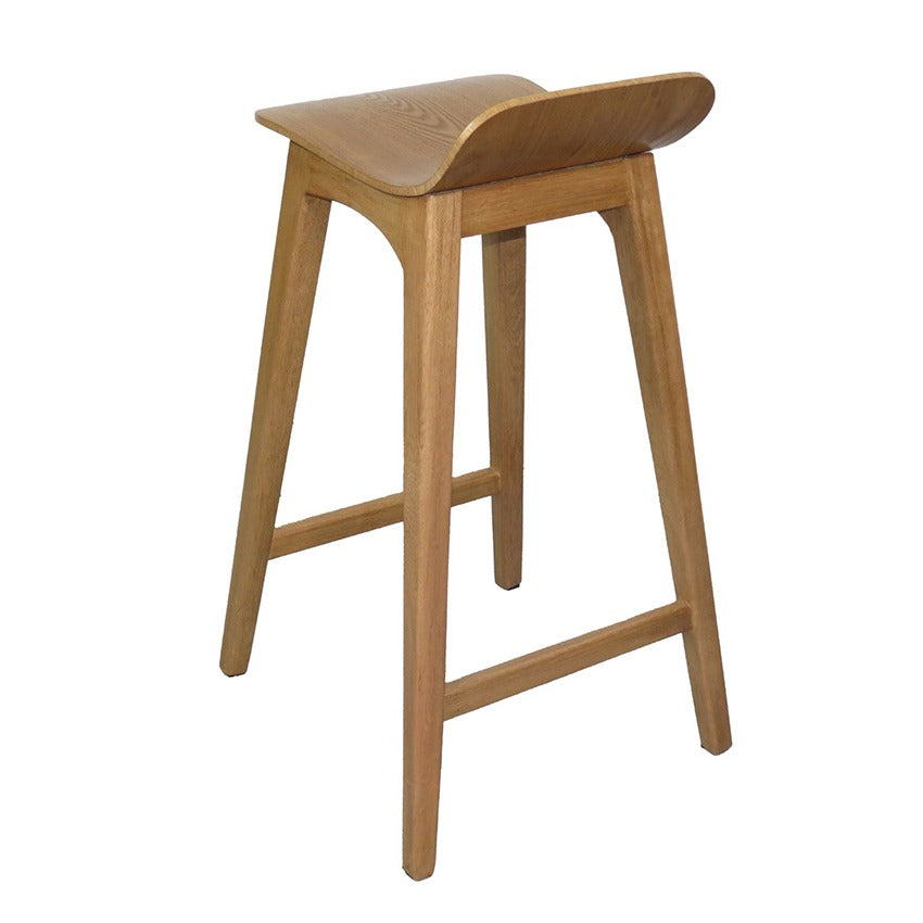 Set x 2 und silla bar madrid color madera (79x43x45)