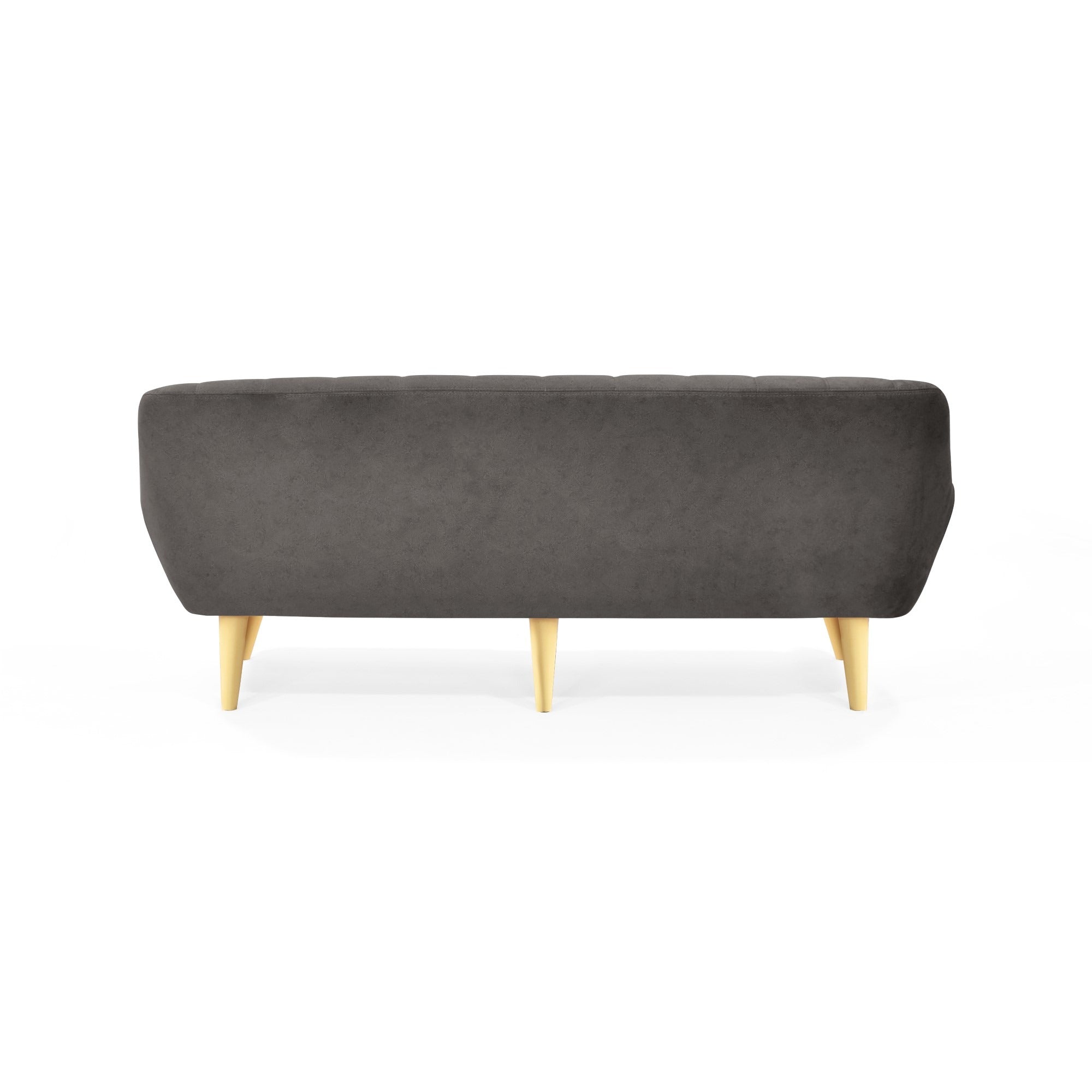 Sofa 3 puestos roma plomo tela