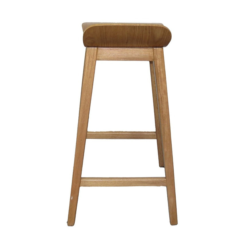 Set x 2 und silla bar madrid color madera (79x43x45)