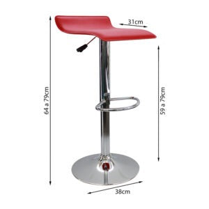 Silla wave bar   rojo