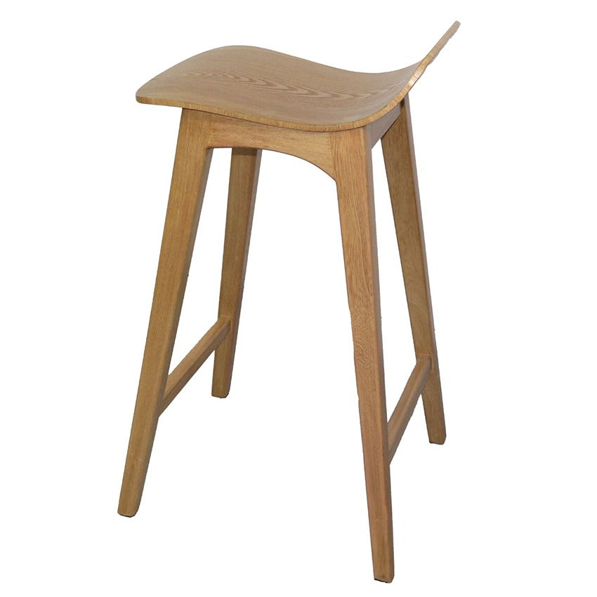 Set x 2 und silla bar madrid color madera (79x43x45)