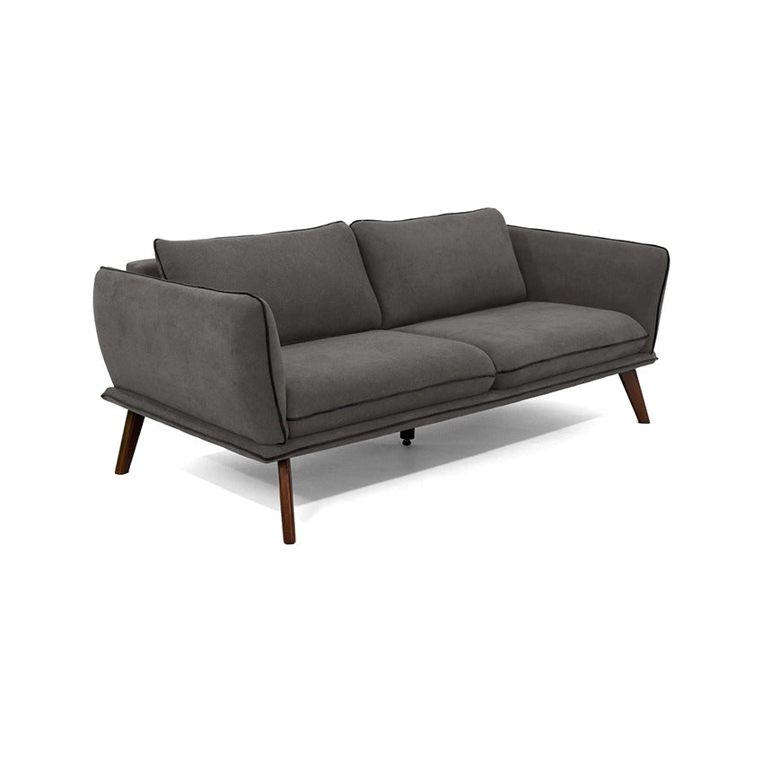Sofa 3p hudson tela gris