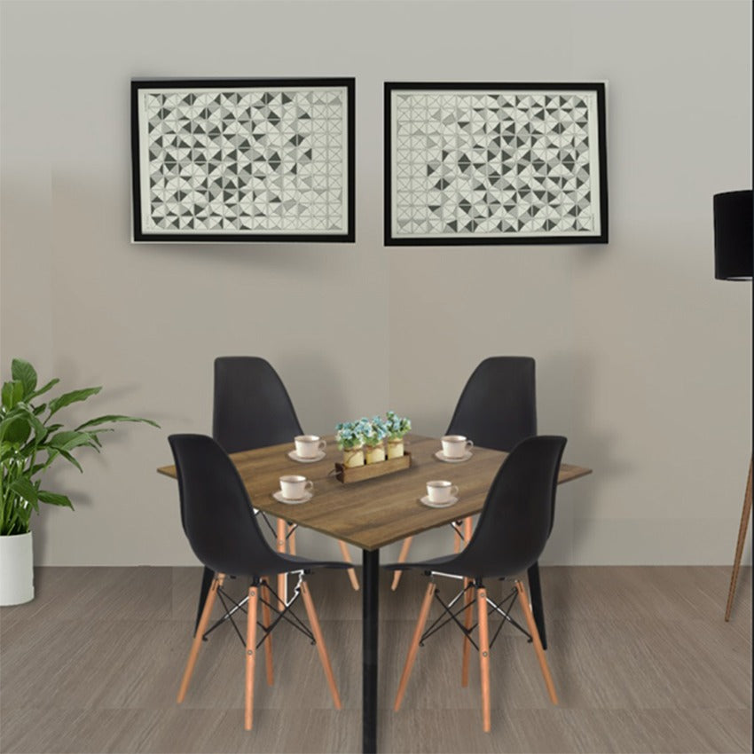 Mesa de comedor cuadrado look