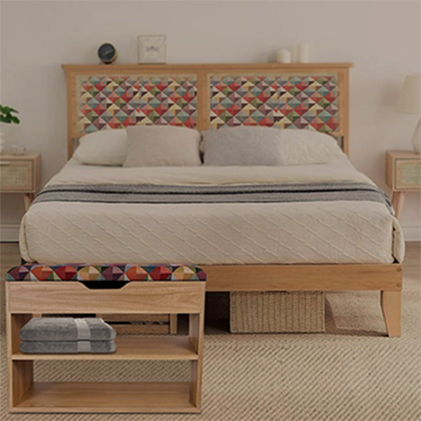 Mueble organizador fresno tapizado colors (43x60x30)