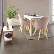 Set comedor 4p orion sillas murcia taupe