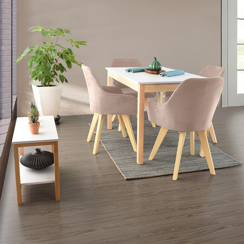 Set comedor 4p orion sillas murcia taupe