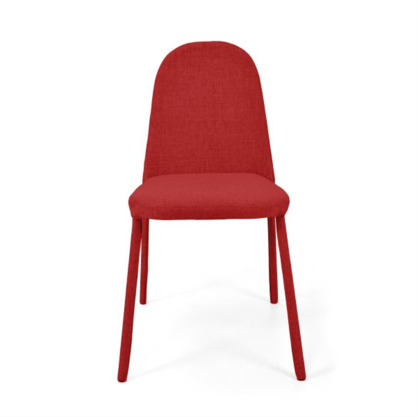 Silla dublín rojo tela