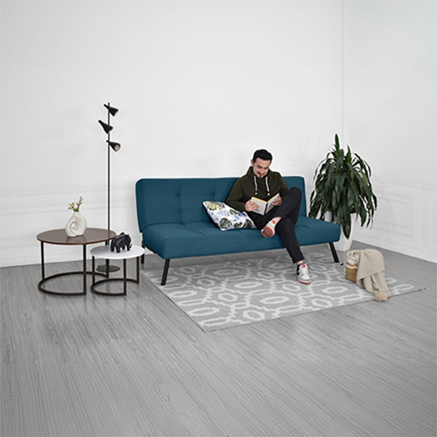 Sofa cama asher tela plomo