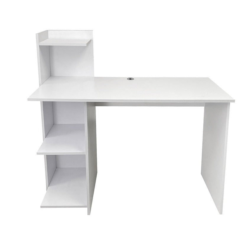 Escritorio biblioteca king blanco (110x110x40)