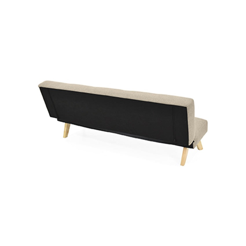 Set sofá cama 3 puestos london beige y mesa centro nova