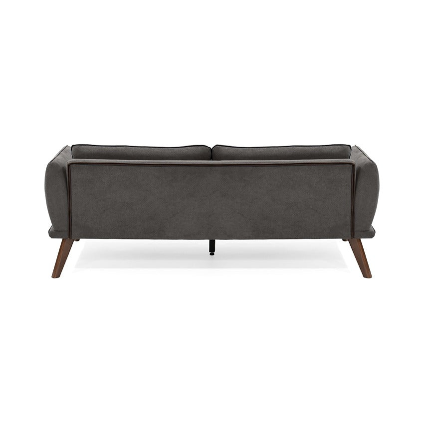 Sofa 3p hudson tela gris